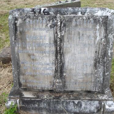 THOMSON Robert McKay -1943 &amp; Lizzie May -1956