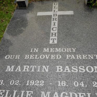 ULLBRICHT Martin Basson 1922-2005 &amp; Nellie Magdeline 1931-1981 :: ULLBRICHT Sandra Geraldine 1962-1963