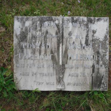 ULLBRICHT Conrad -1941 &amp; Rosina J. -1962