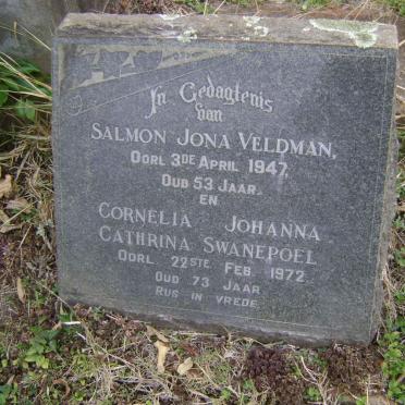 VELDMAN Salmon Jona -1947 :: SWANEPOEL Cornelia Johanna Cathrina -1972
