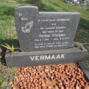 VERMAAK Petrus Stefanus 1914-1974