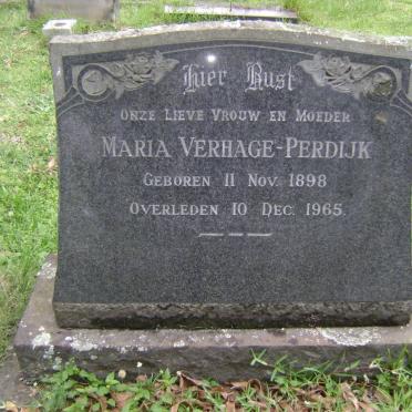 VERHAGE Maria nee PERDIJK 1898-1965