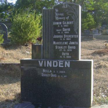 VINDEN Arnon Gilbert -1963 :: VINDEN David -1968 :: VINDEN Joshua Sylvester -1965 :: VINDEN Marcelene Junita