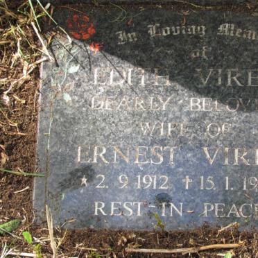 VIRET Ernest -1989 &amp; Edith 1912-1998 :: MARSHALL Jack -1936 &amp; Alice -1963