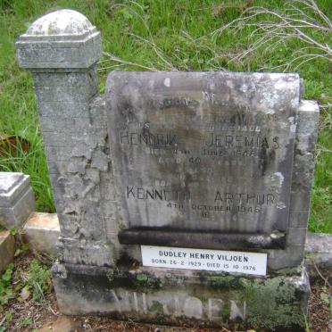 VILJOEN Hendrik Jeremias -1946 :: VILJOEN Kenneth Arthur -1946 :: VILJOEN Dudley Henry 1929-1976