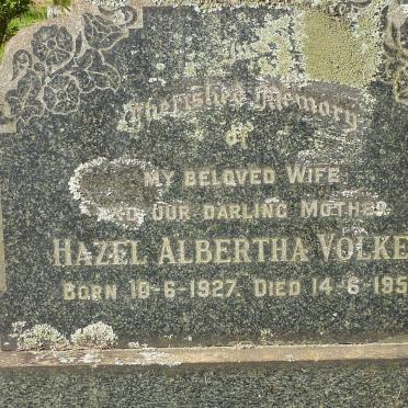 VOLKER Hazel Albertha 1927-1959
