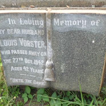 VORSTER Louis -1942
