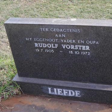VORSTER Rudolf 1905-1972