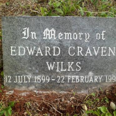 WILKS Edward Craven 1899-1990
