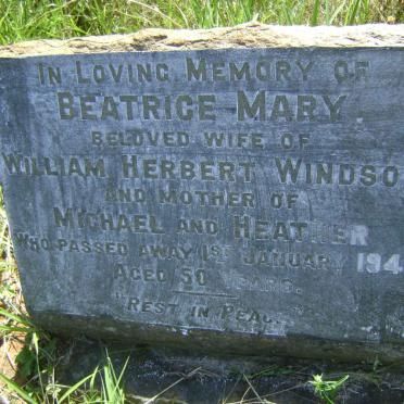 WINDSOR Beatrice Mary -1946