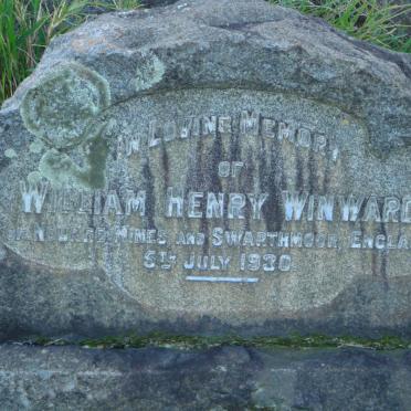 WINWARD William Henry -1930