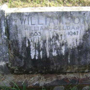 WILLIAMSON William Geldart 1863-1947