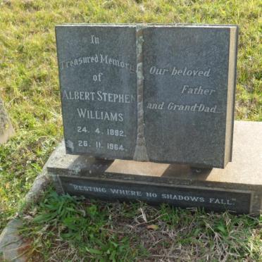 WILLIAMS Albert Stephen 1892-1964
