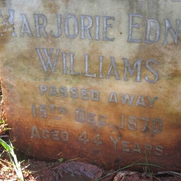 WILLIAMS Marjorie Edna -1970