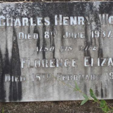 WOOD Charles Henry -1937 &amp; Florence Eliza -1953