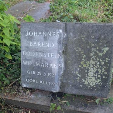 WOLMARANS Johannes Barend Bodenstein 1927-1972
