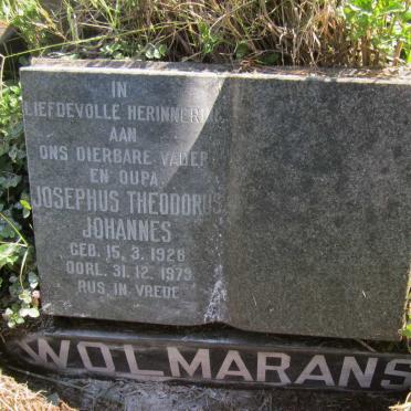 WOLMARANS Josephus Theodorus Johannes 1928-1979