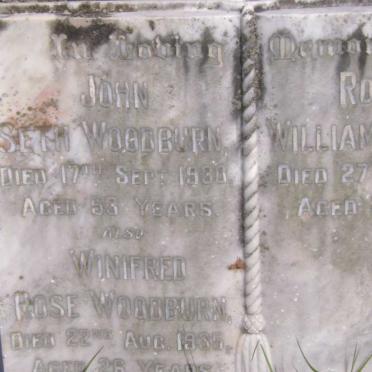 WOODBURN John Seth -1930 :: WOODBURN Winifred Rose -1935 :: WOODBURN Robert William -1911