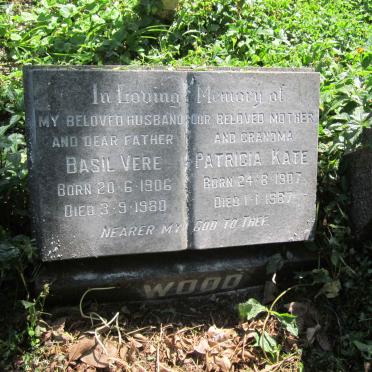 WOOD Basil Vere 1906-1980 &amp; Patricia Kate 1907-1987