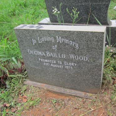 WOOD Decima Baillie -1975
