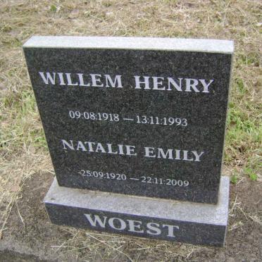 WOEST Willem Henry 1918-1993 &amp; Natalie Emily 1920-2009