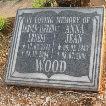WOOD Errold Alfred Ernest 1941-2004 &amp; Anna Jean 1943-2006