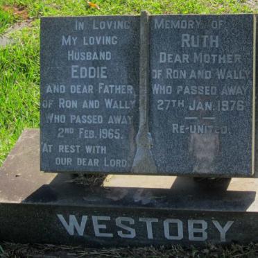 WESTOBY Cecil Fred -1965 &amp; Ruth Isobella -1976