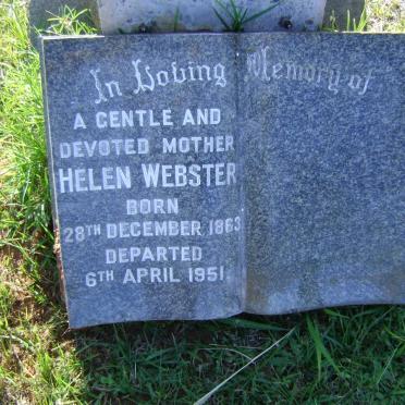 WEBSTER Helen 1863-1951