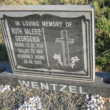 WENTZEL Ruth Valerie Georgenia 1934-2005