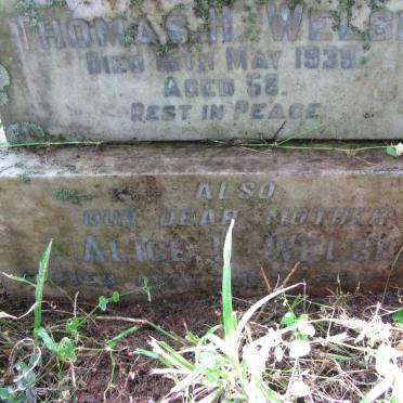 WELSH Thomas H. -1939 &amp; Alice L. -1949
