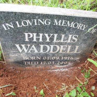 WADDELL Phyllis 1916-2004