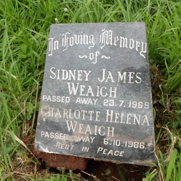 WEAICH Sidney James -1969 &amp; Charlotte Helena -1986