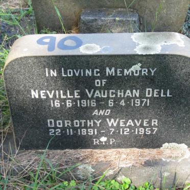 WEAVER Dorothy 1891-1957 :: DELL Neville Vaughan 1916-1971