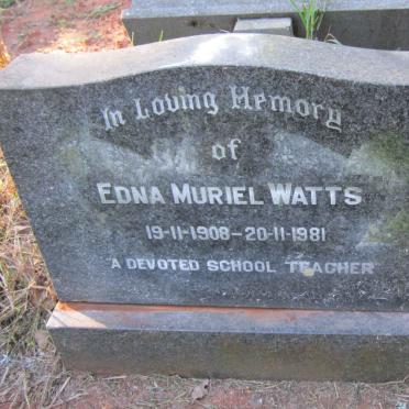 WATTS Edna Muriel 1908-1981