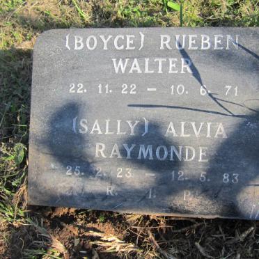 WALTER Rueben 1922-1971 :: RAYMONDE Alvia 1923-1983