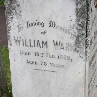 WARK William -1928 &amp; Charlotte -1924 :: WARK James Brown 1882-1921