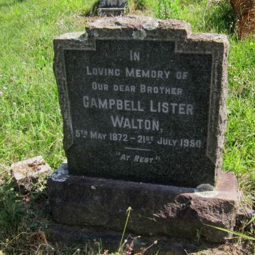 WALTON Campbell Lister 1872-1950