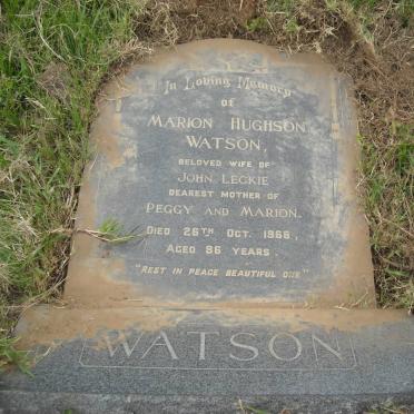 WATSON Marion Hughson -1966