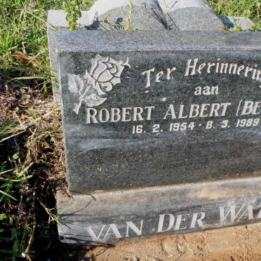 WALT Robert Albert, van der 1954-1989