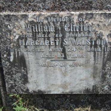 WALSTON Margaret S. -1936
