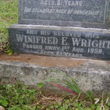 WRIGHT Henry A. -1950 &amp; Winifred E. -1958