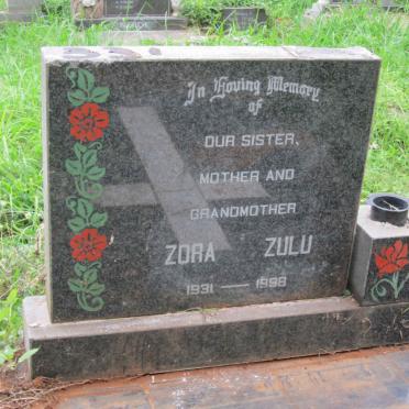 ZULU Zora 1931-1998