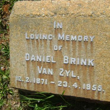 ZYL Daniel Brink, van 1871-1955