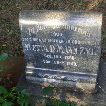 ZYL Aletta D.M., van 1869-1950