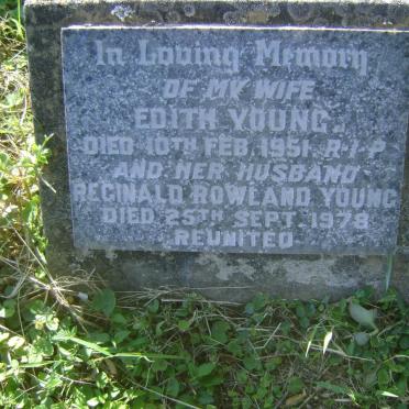 YOUNG Reginald Rowland -1978 &amp; Edith -1951