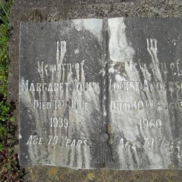YOUNG Margaret -1939 :: ANDERSON Louise -1960