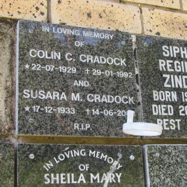 CRADOCK Colin C. 1929-1992 &amp; Susara M. 1933-200?
