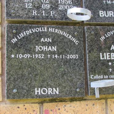 HORN Johan 1952-2003