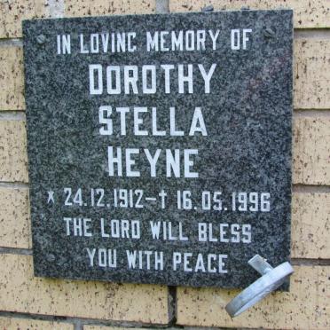 HEYNE Stella 1912-1996