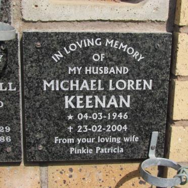 KEENAN Michael Loren 1946-2004